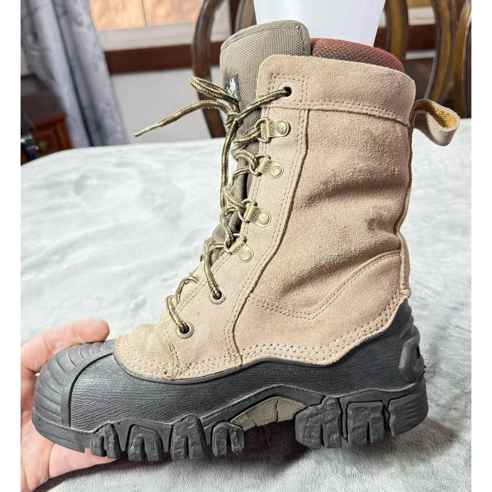Rocky Boots Womens‎ Size 6 Brown Jasper Trac Insulated Snow Lace Up Winter Warm